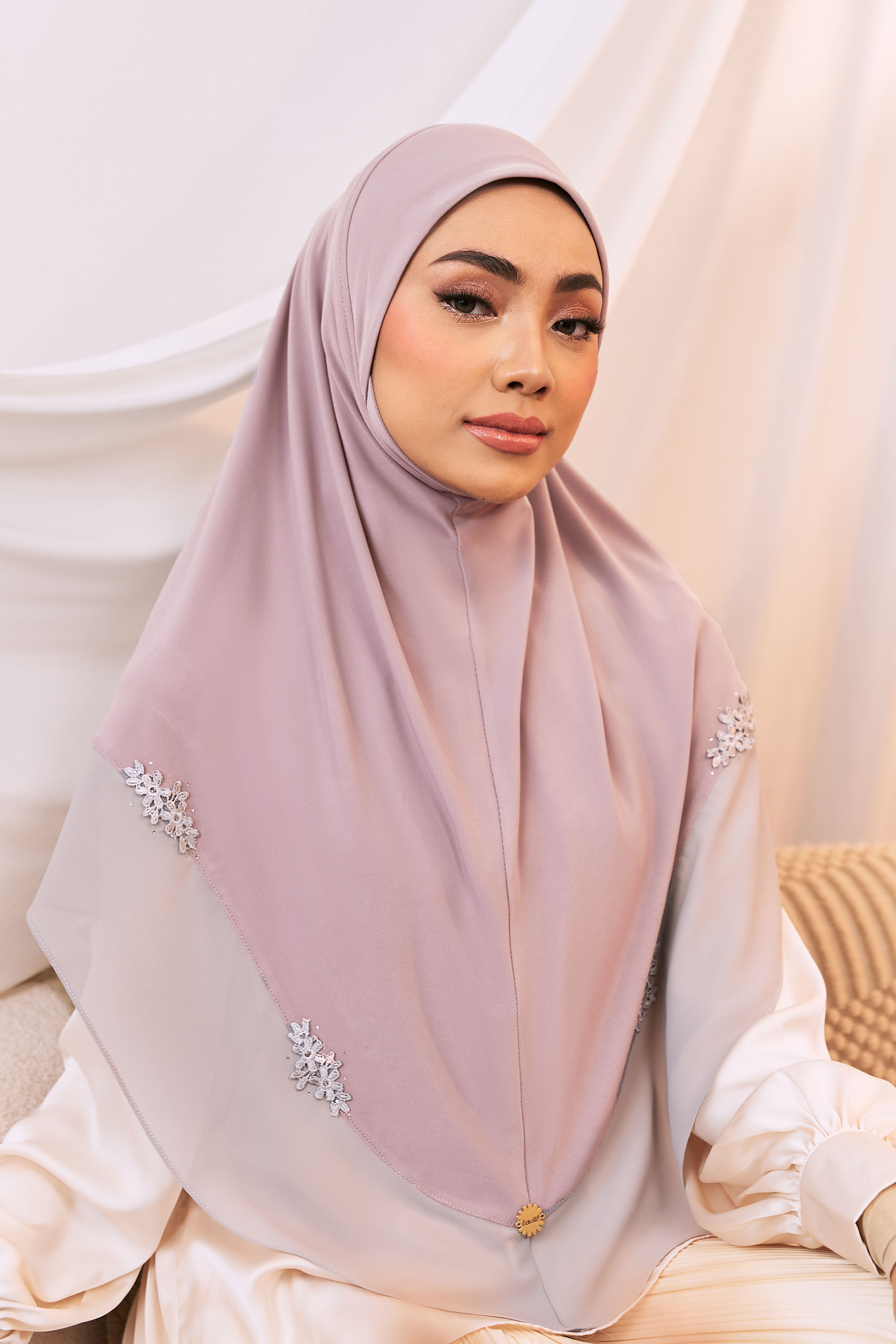 JIWA Tudung Sarung in Soft Purple